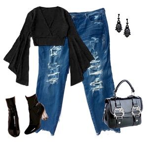 New! Ripped American Eagle Jeans